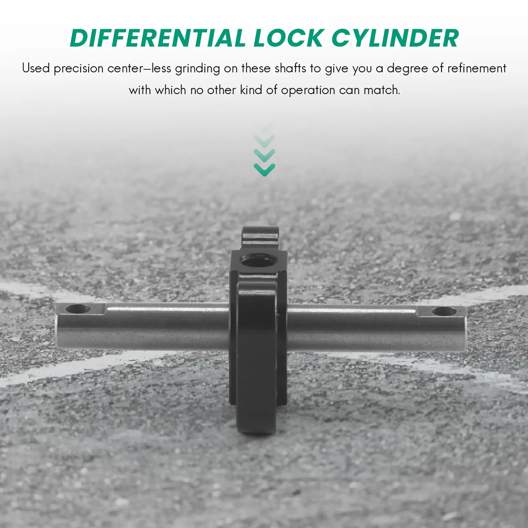 BAAA-Differential Locker Spool Diff Lock Spool for Traxxas Slash Rustler Stampede 2Wd Bandit TE125 RC Car,Black