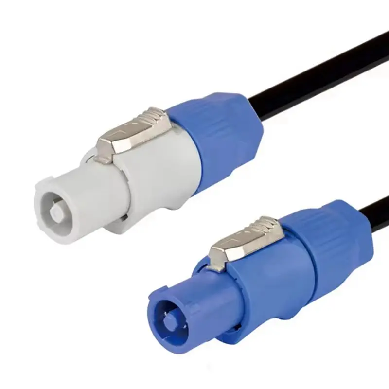 ABFA 2X Powercon 3X1.5Mm² Single Phase Extension Cable 3 Core Power Connect Cable Stage Light LED Light Event Show, 1 Meter