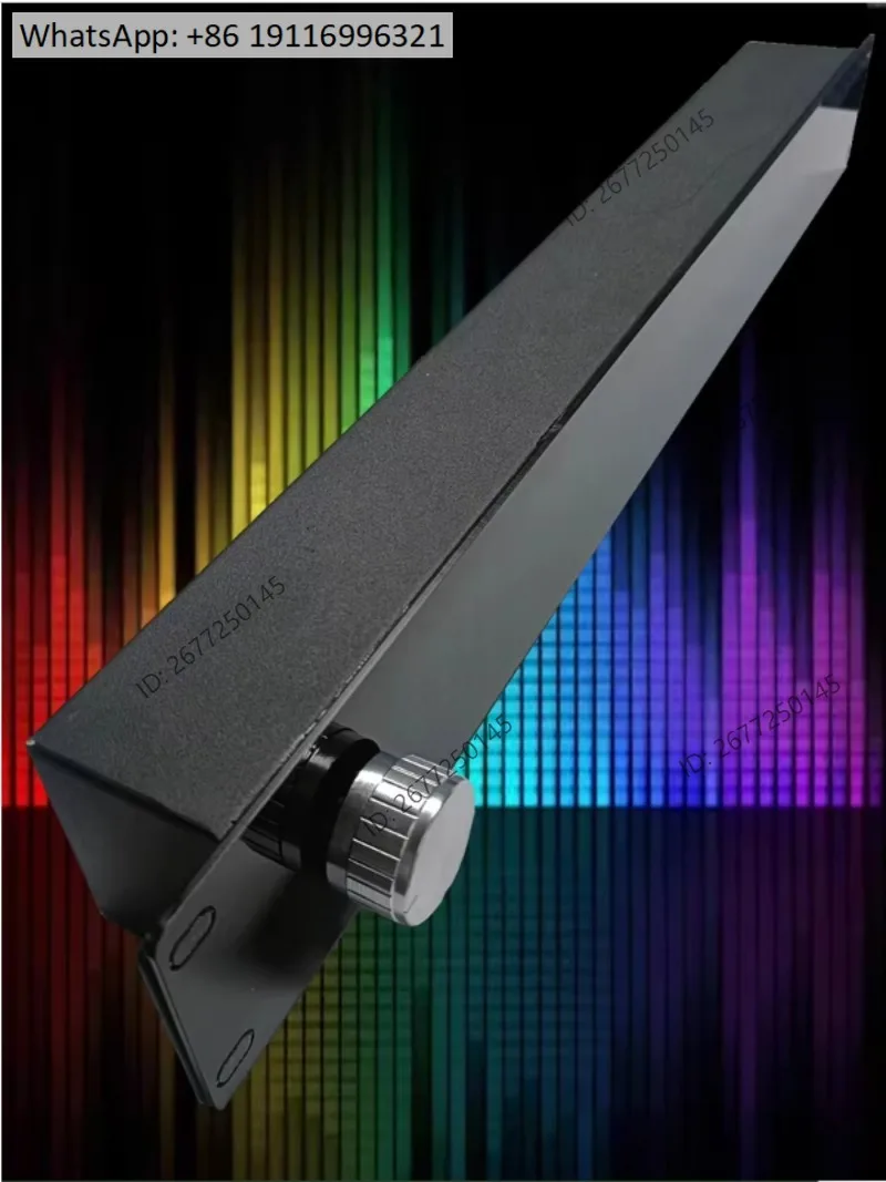 LED64X2 128- Light Emitting Diode Music Spectrum Display Rhythm Light VU Instrument Supports Voice Control and Wired Input