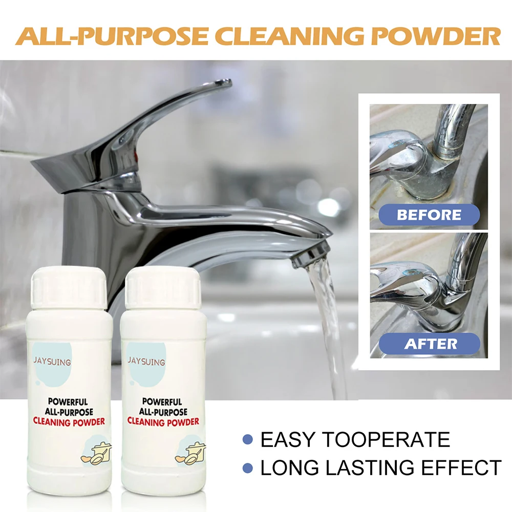 Powerful Kitchen Cleaner One Second Cleaning Effectively Remove Kitchen Stains Sports Shoe Whitening Powder All-Purpose Cleaning