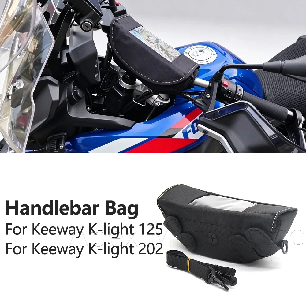 Storage Handlebar Bag Travel Tool Bag Waterproof Bag Motorcycle Accessories For Keeway K-light 125 K-light 202
