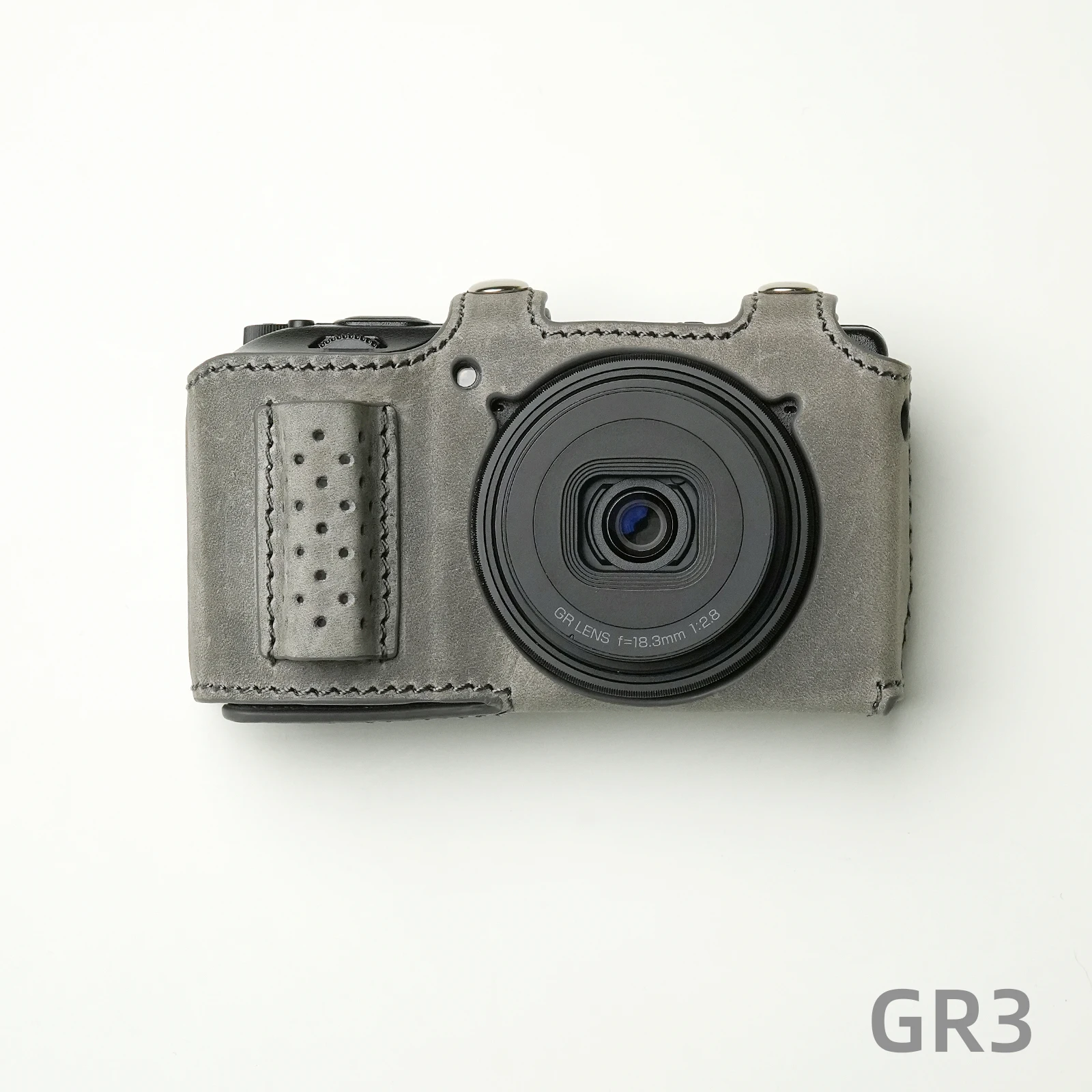 Mr.Stone voor RICOHGRIV/GRIII/GR IIIx/GR3 HDF/GR IIIx HDF/ Camera case Beschermhoes Bodysuit gr4 Echt lederen tas