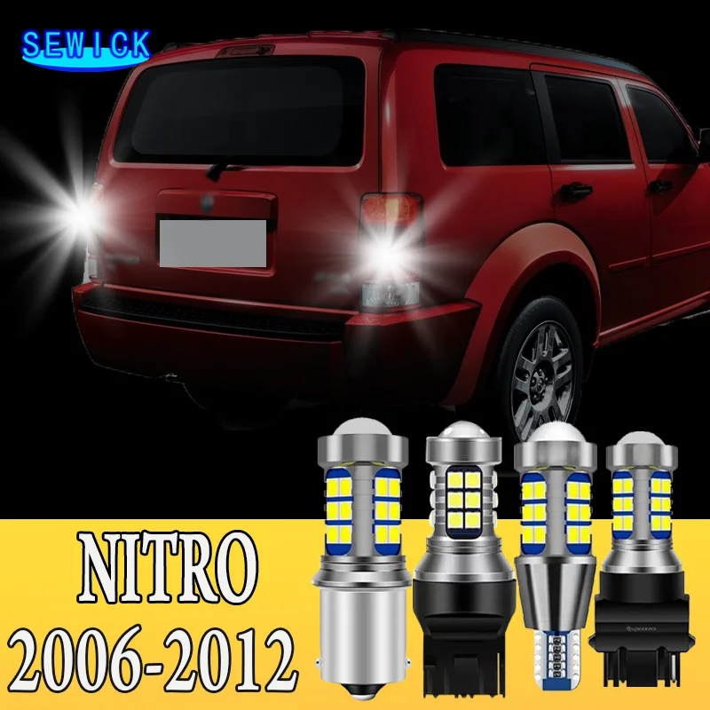 

Reverse Light 2pcs LED Backup Bulb Accessories For Dodge Nitro 2006 2007 2008 2009 2010 2011 2012