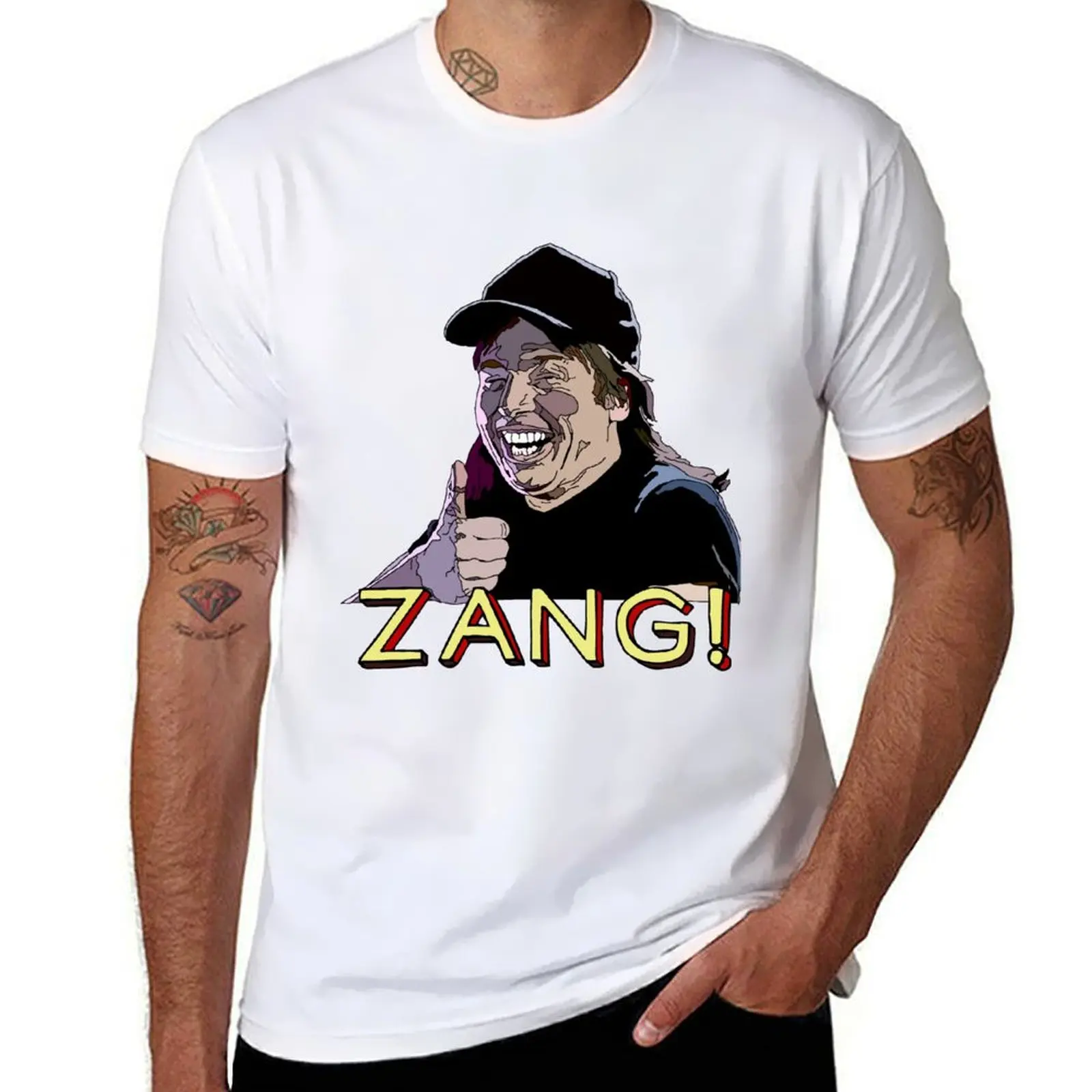 

man T-Shirt man shirts funny personalised cotton for designer Zang! t Waynes t shirt shirt t World
