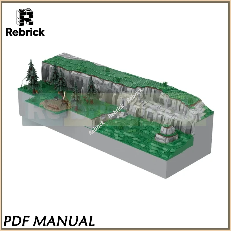 

Fantasy Game Scene MOC Adventure Game Scene Building Blocks Fantasy Landscape Model Bricks Set Adult Gift