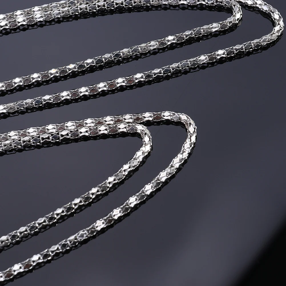 

4Pcs Optical Necklace Magnifier Pendant Silver 5x Glass Lens for Reading Precision Inspection Jewelry Optical Magnifier