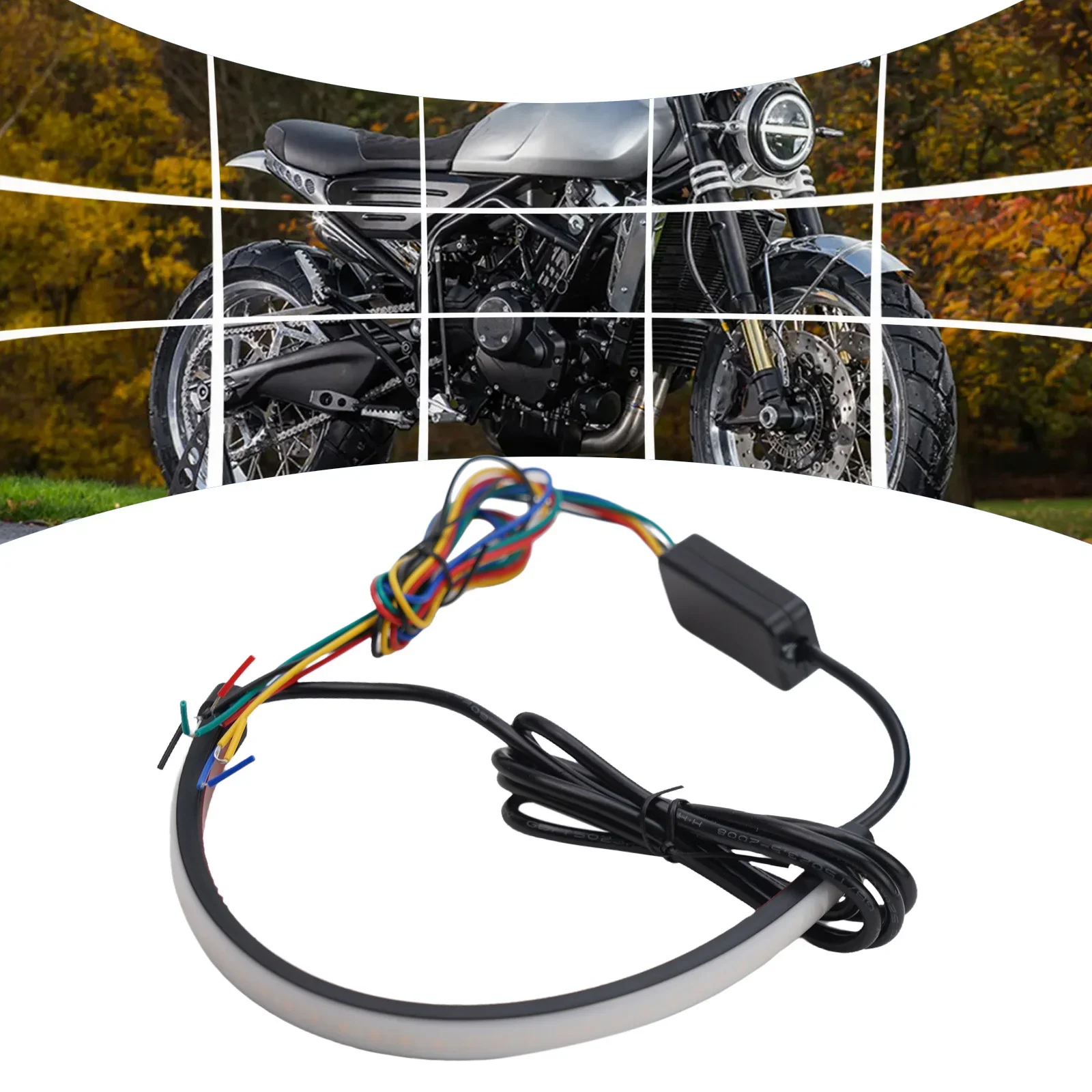 Motorcycle LED Strip Light Flexible LED Motorcycle Stop Light LED Motorcycle Stop Light Adds An Extra Layer Of Visibility view 6