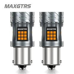 2x 1156 BA15S P21W Bau15s PY21W LED Canbus No Error/Hyper Flash T20 7440 W21W LED Indicator Bulb Car Turn Signal Light Amber