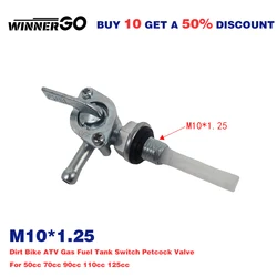 ON/OFF Universal Fuel Shut Off Valve Tap Replacement For Honda XR50 CRF50 Generator Gas Engine Tank Switch Fit 1/4