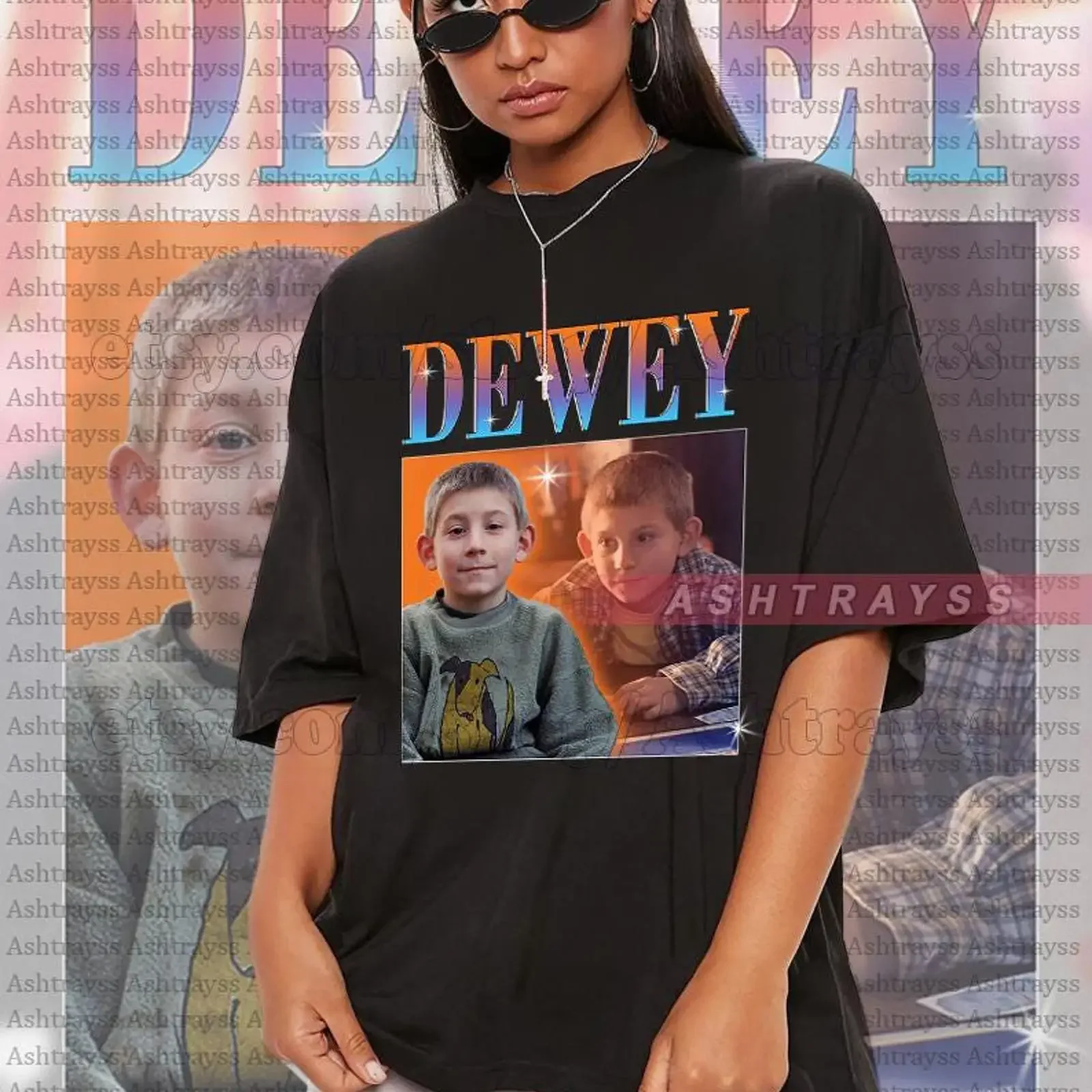 Dewey Wilkerson vintage retro T Shirt Erik Per Sullivan as sweaT vintage Washed homme Versatile designer clothes fashion Soft