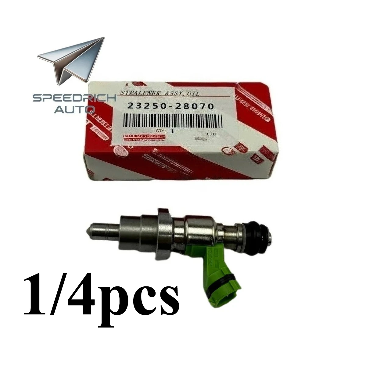 

1/4 шт. топливная форсунка 2325028070 23250-28070 для Toyota RAV4 AVENSIS VERSO 2.0L Avensis 1AZ-FSE 2.0L 2AZ-FSE L D4