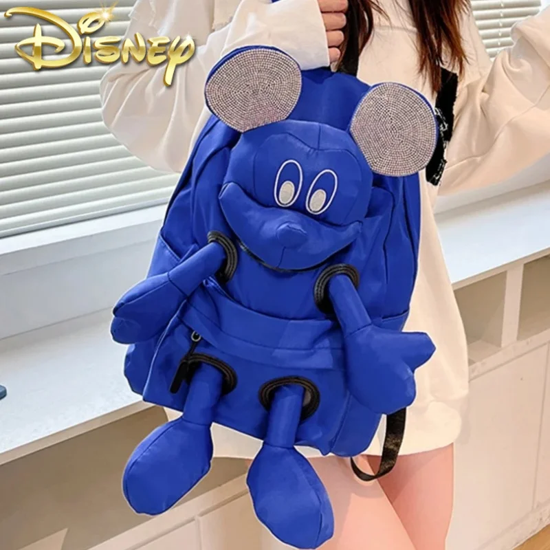 

Hot Disney Cartoon Fashion Personality Atmosphere Fashion Simple Crossbody One Shoulder Crossbody Available Student Bag