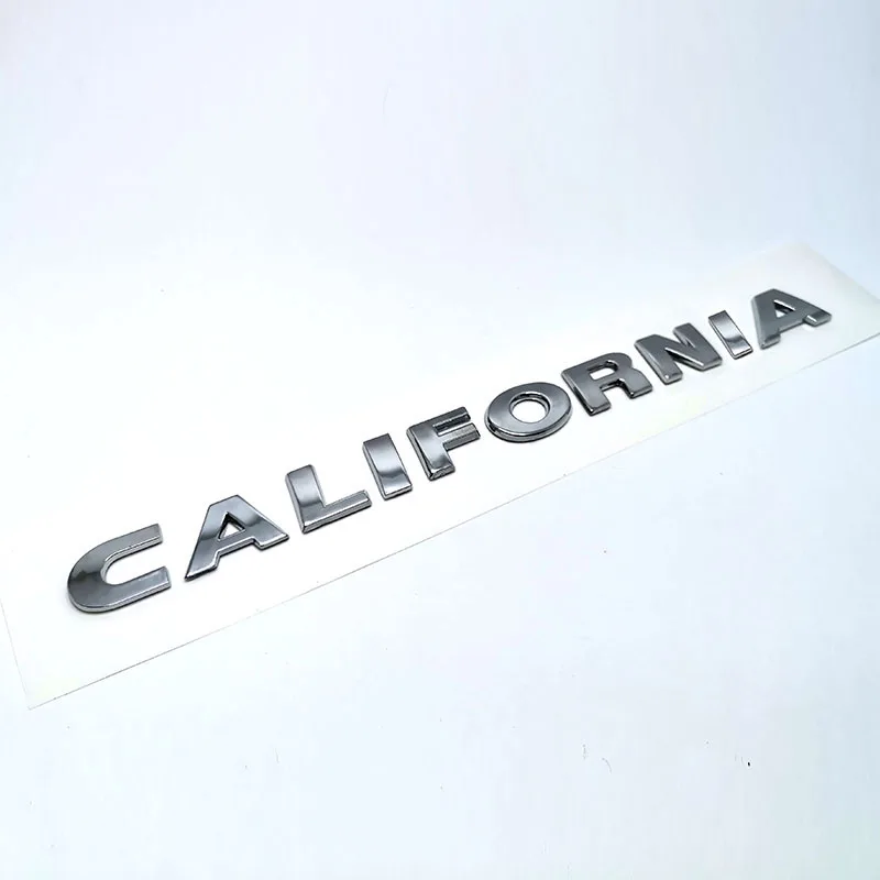 2020 California XXL señales de letras traseras 2019 California Ocean Trunk Emblem Car