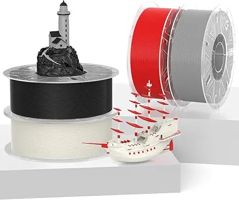 Filamento RFID Hyper PLA da 4 pezzi Filamento stampante 3D da 1 kg 1,75 mm con etichette RFID per identificazione automatica del sistema di filamento CFS-Creality