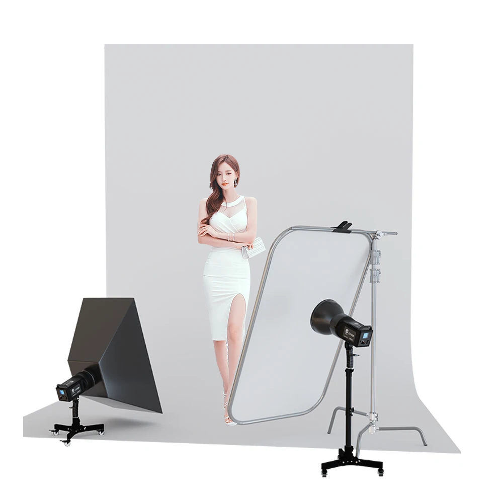Robuster Fotografie-Stativ-Dolly mit 360°-Rädern, kompatibel mit Kamerastativs, Lichtständern, mit 1/4-Zoll- und 3/8-Zoll-Anschlüssen