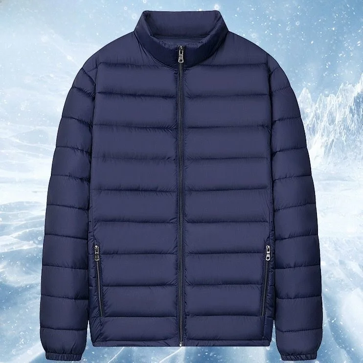 

Thiened Cotton Men's down Cotton Outerwear Windproof Winter Coat for Middle-Aged And ly Youth Casual