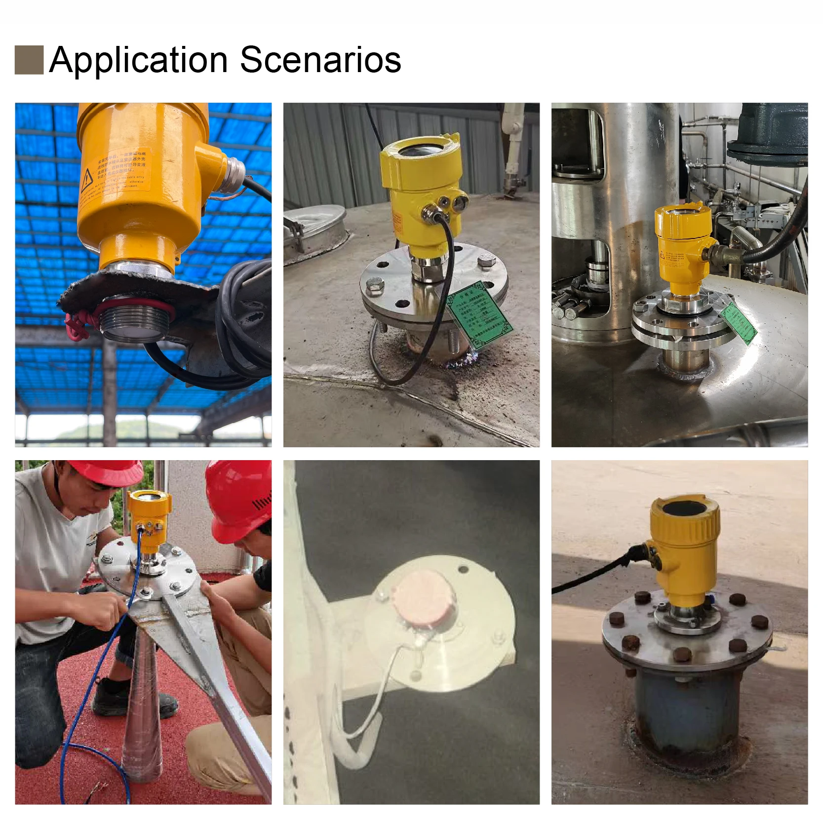 Radar Level Meter Non-Contact Liquid Level Sensor Guided Wave Radar Level Transmitter Microwave Level Gauge for Tanks and Water