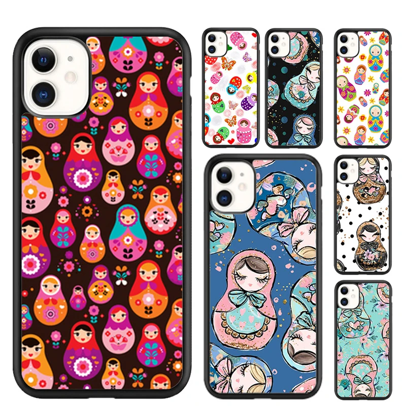 MaiYaCa Russian Matryoshka Dolls Phone Case For iPhone 16 15 14 plus XR XS 11 12 13 pro max Shell Cover coque