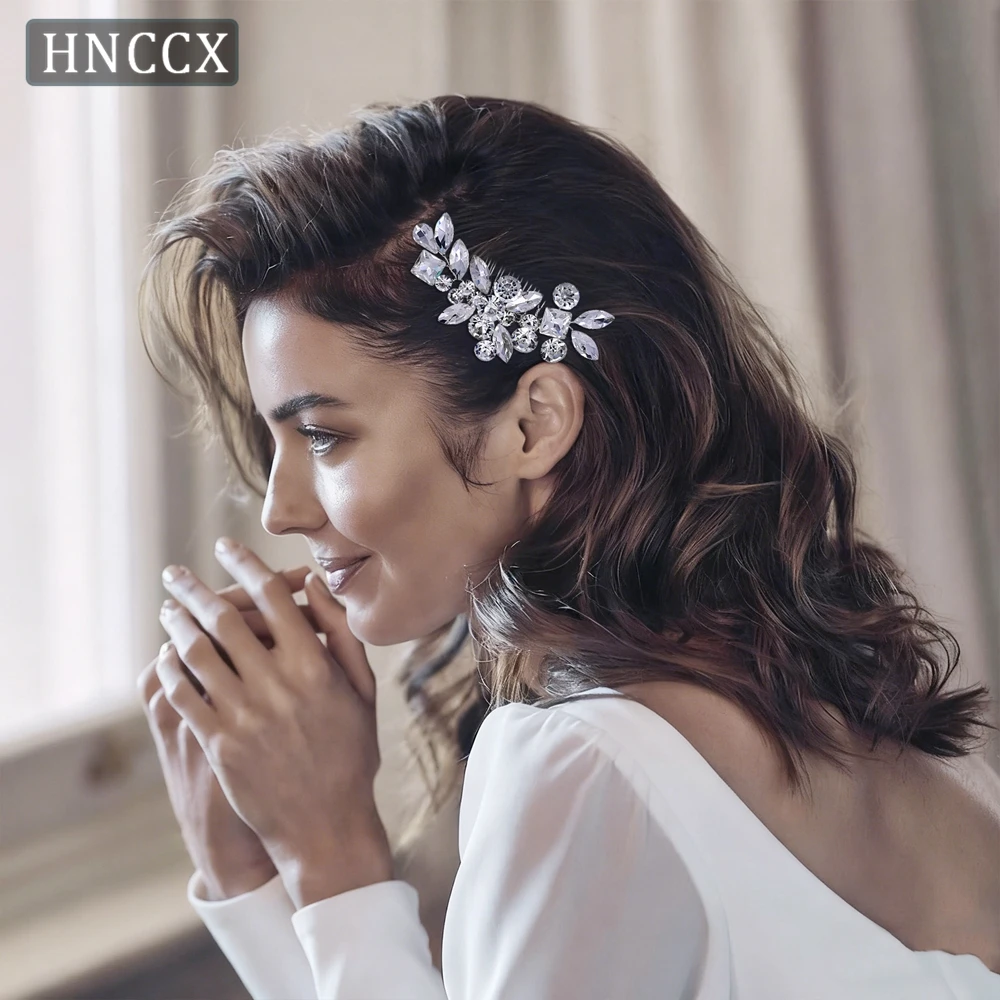 

Гребень для волос YouLaPan с кристаллами и цветами, модная заколка ручной работы со стразами для женщин, для вечеринок, боковая заколка для волос HP88