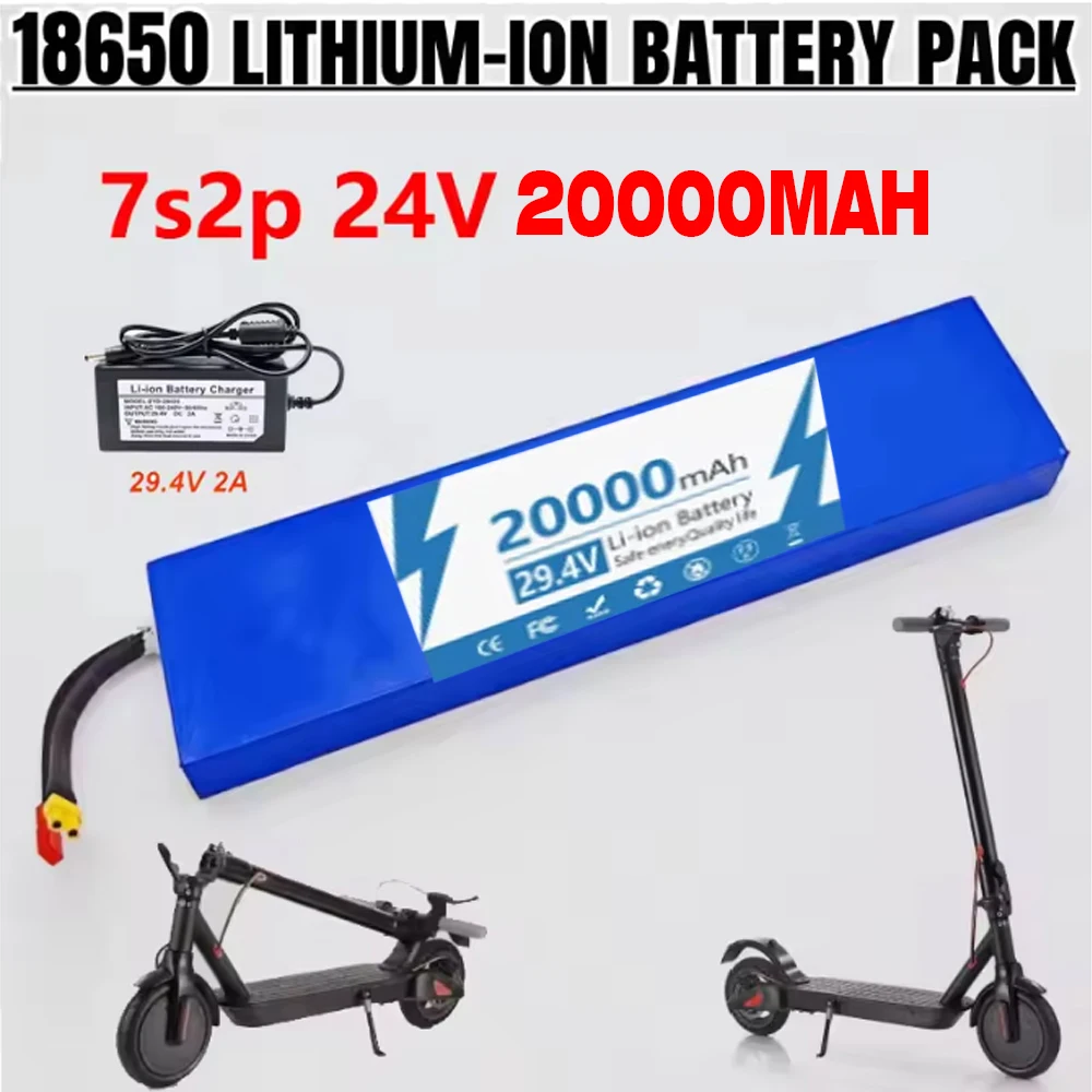 

‍♂️‍♀️7s2p 29.4V 20Ah 18650 Battery Lithium Ion Battery 29.4V 20000mAh for Electric Scooters Balancing Scooter‍♀️‍♀️