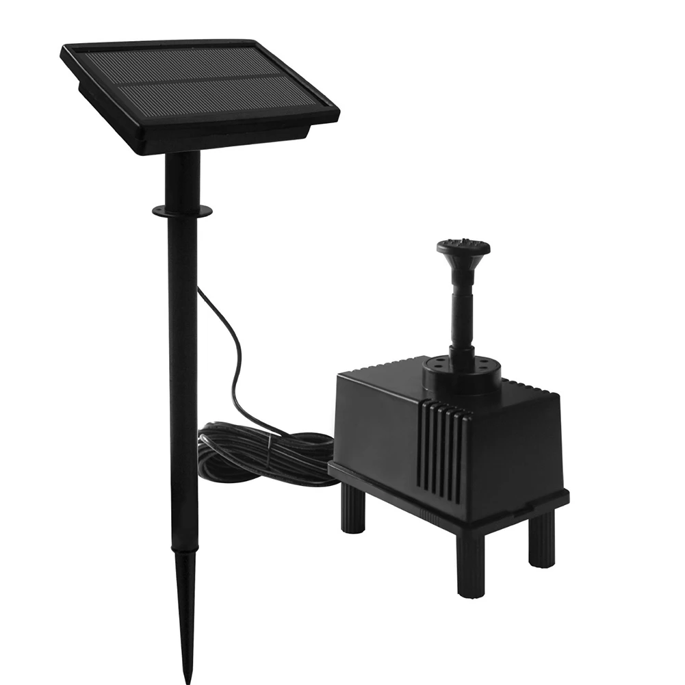 

1.5W 7V Solar Fountain Pump With Filter Outdoor Solar Powered Water Pond Pump Watering System For Fish Tank Water Reservoi
