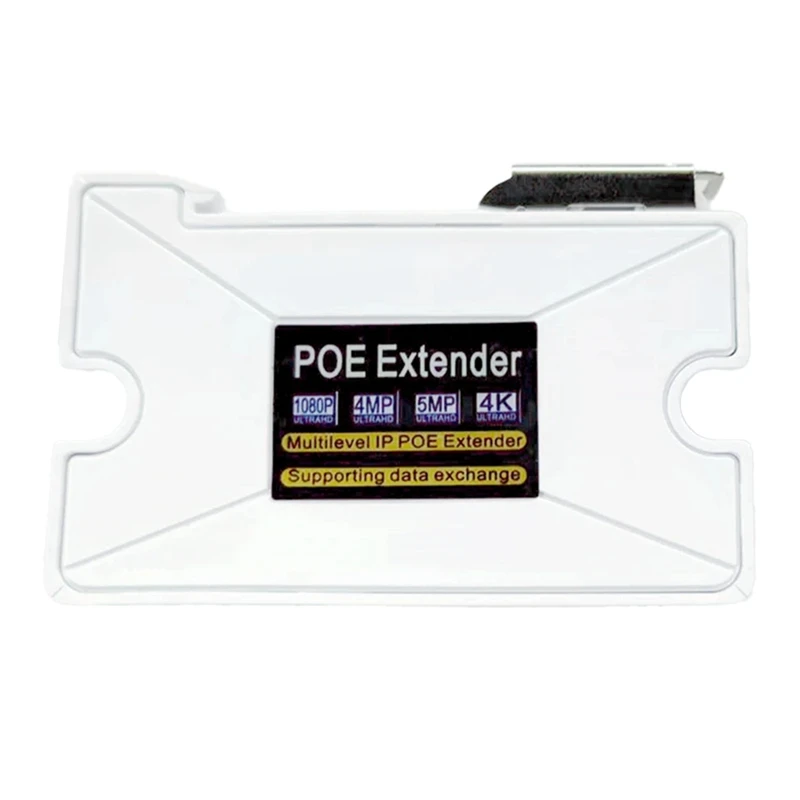 POE Extender 1 T0 2 Port 10/100M Multilevel IP POE Extender 300 Meters Cat5/5E/6 Ethernet Transmit Data IEEE802.3Af