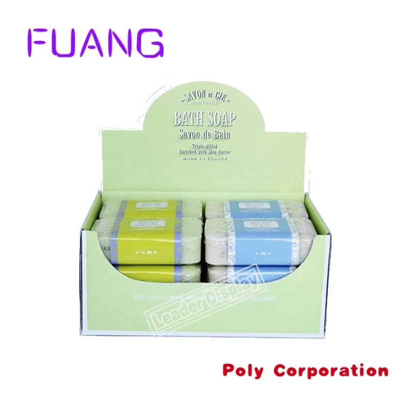 Papier Einzelhandel Promotion Counter Top Seife Pappe Display Stand