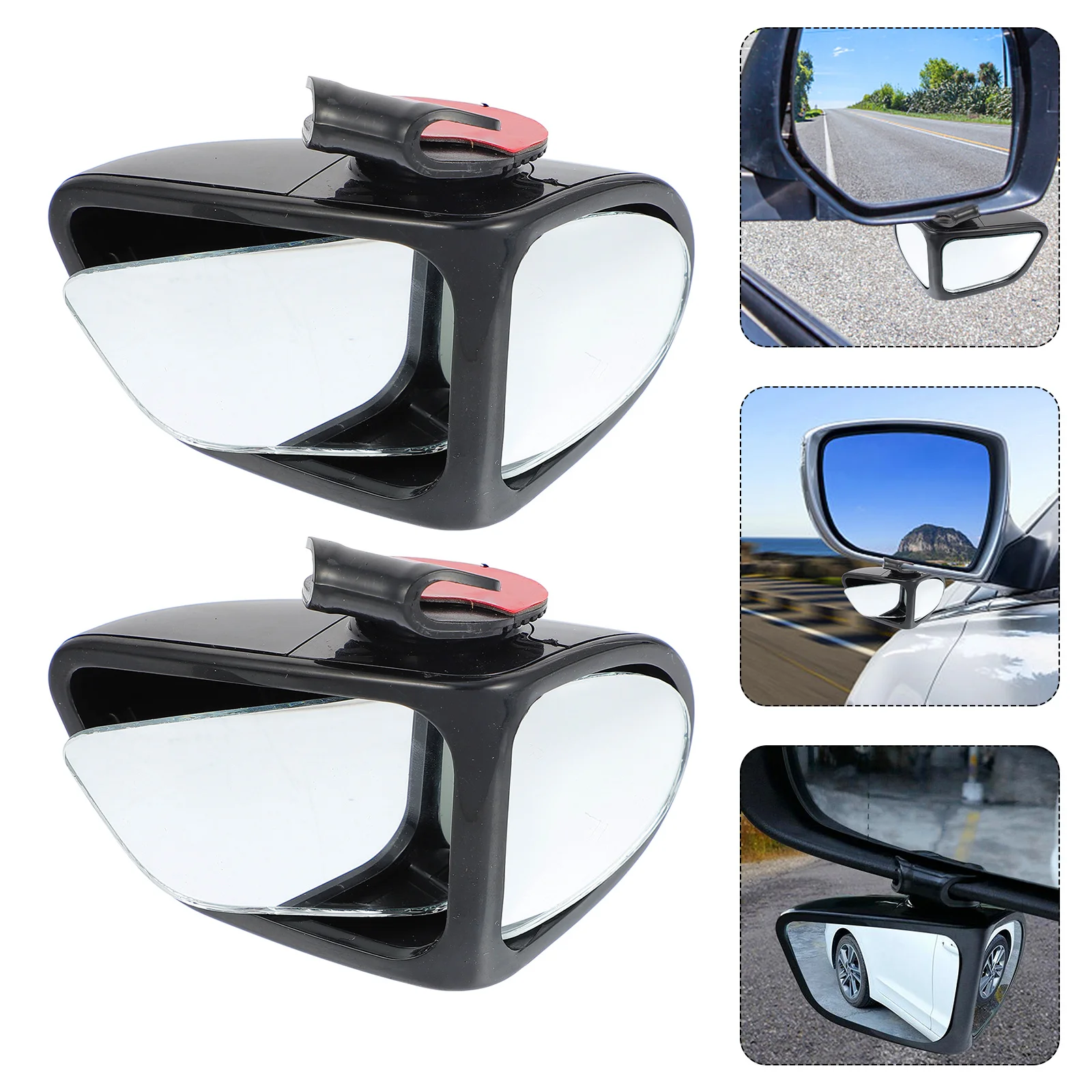 

2Pcs Car Rearview Mirror Universal Wide Angle Auxiliary Mirror for Vehicle Blind Spot Reversing Safety Driving Accessories