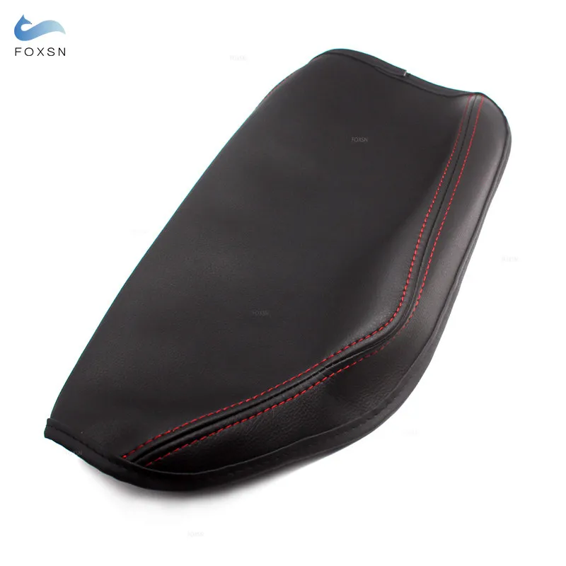 Car Center Console Armrest Box Cover For BMW 3 Series F30 2013 2004 2015 2016 2017 2018 Black Microfiber Leather Accessories