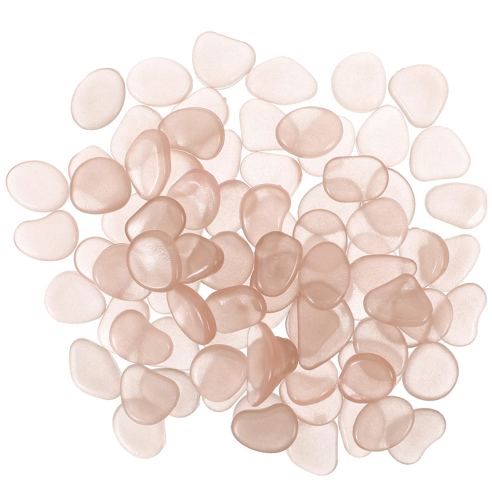

100pcs Stones Decorative Aquarium Aquarium Pebble For Tropical Fish Pebbles 20 30mm Night Glow Red Fish Tank Landscaping Gravel