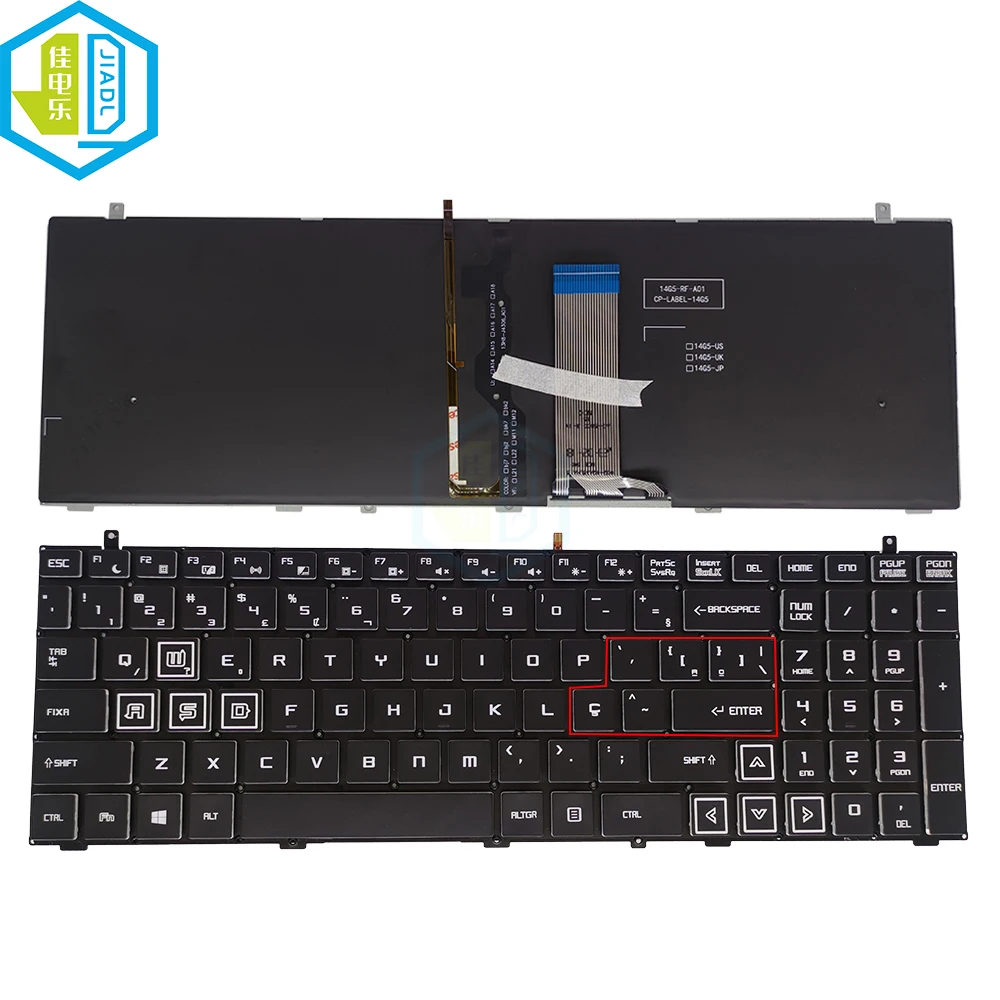 US LA BR RGB retroilluminazione tastiera luce per Maibenben Maibook P748 Gaming Laptop retroilluminazione Teclado inglese latino brasile brasiliano