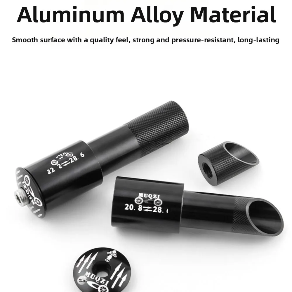 20.8/22.2mm To 28.6mm Fork Stem Extender Anti-slip Aluminum Alloy Bicycle Handlebar Stem Adapter Hanging Core Riser
