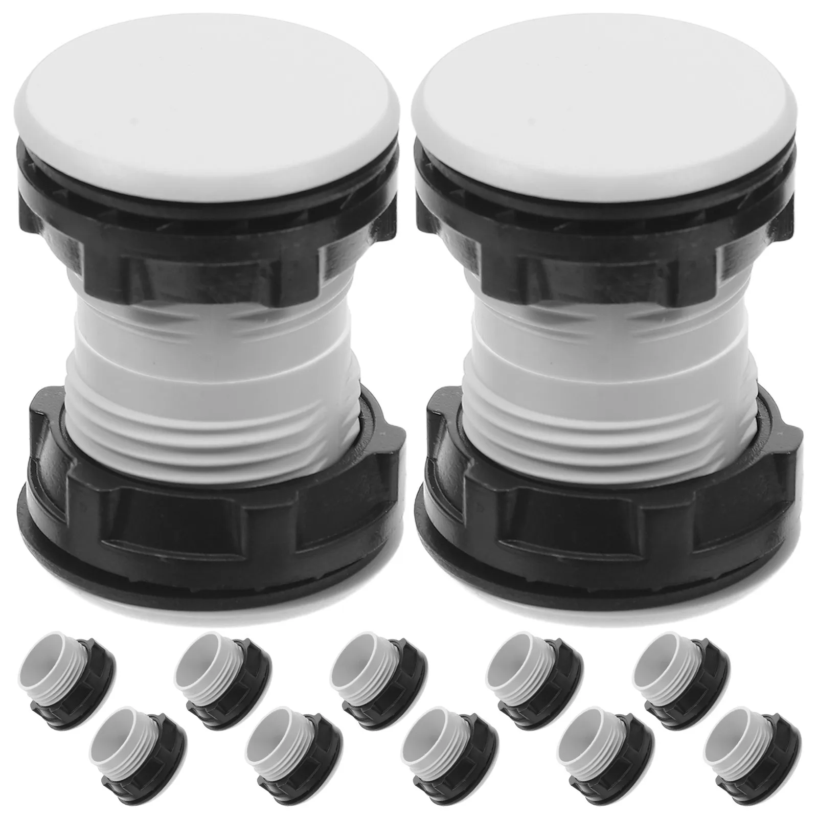 

50 шт. пластиковых заглушек для отверстий под выключатели, защитные колпачки для электрических панелей, водонепроницаемые защитные заглушки для кнопочных панелей, аксессуары