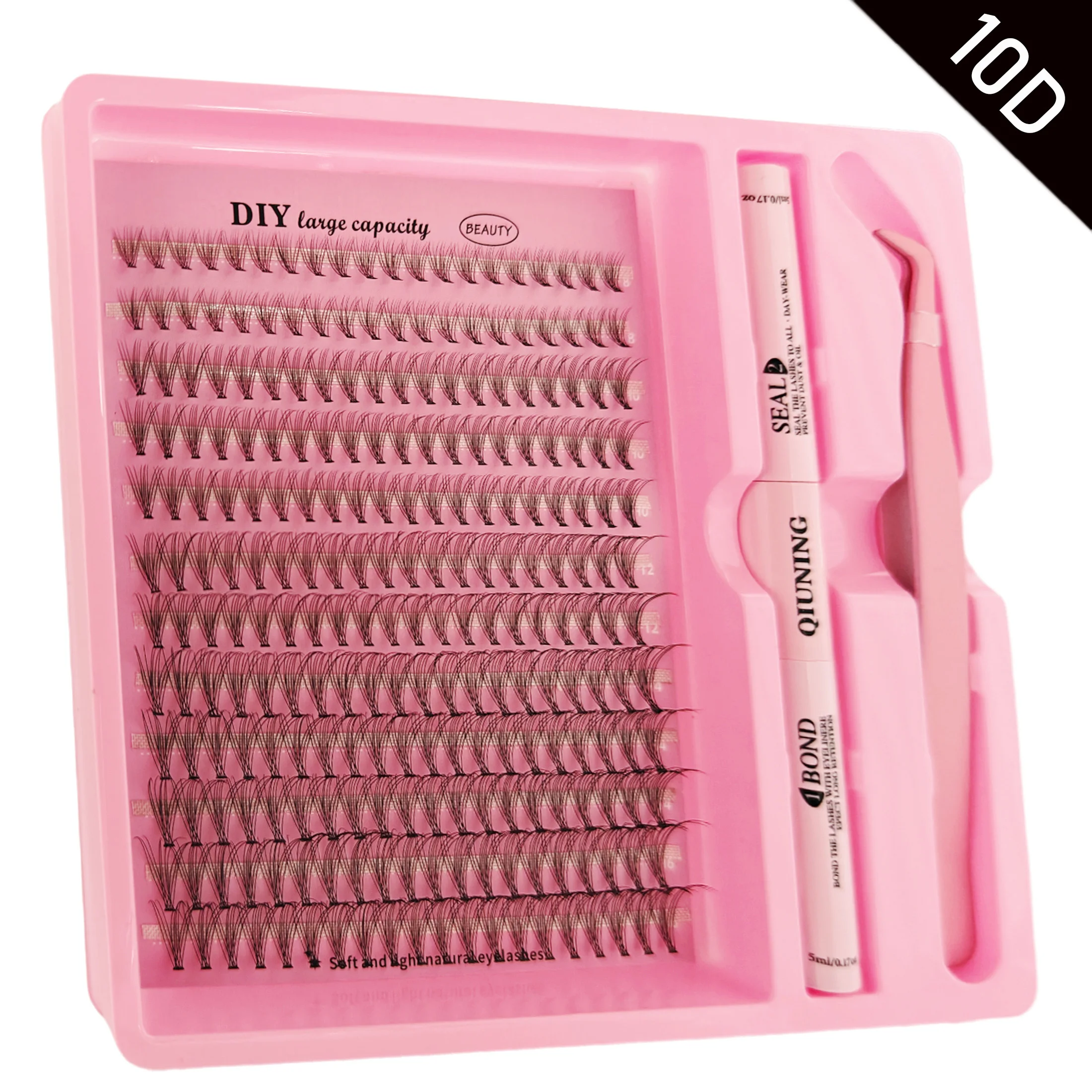 Eyelash Clusters Kit Fluffy Individual Lashes