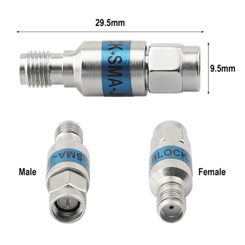 ABGI-Тройной блок постоянного тока из сплава SMA 6 ГГц 2 Вт, трехсплавный выпрямитель, изолятор, блок постоянного тока, разъем радиочастотного сигнала, аксессуары