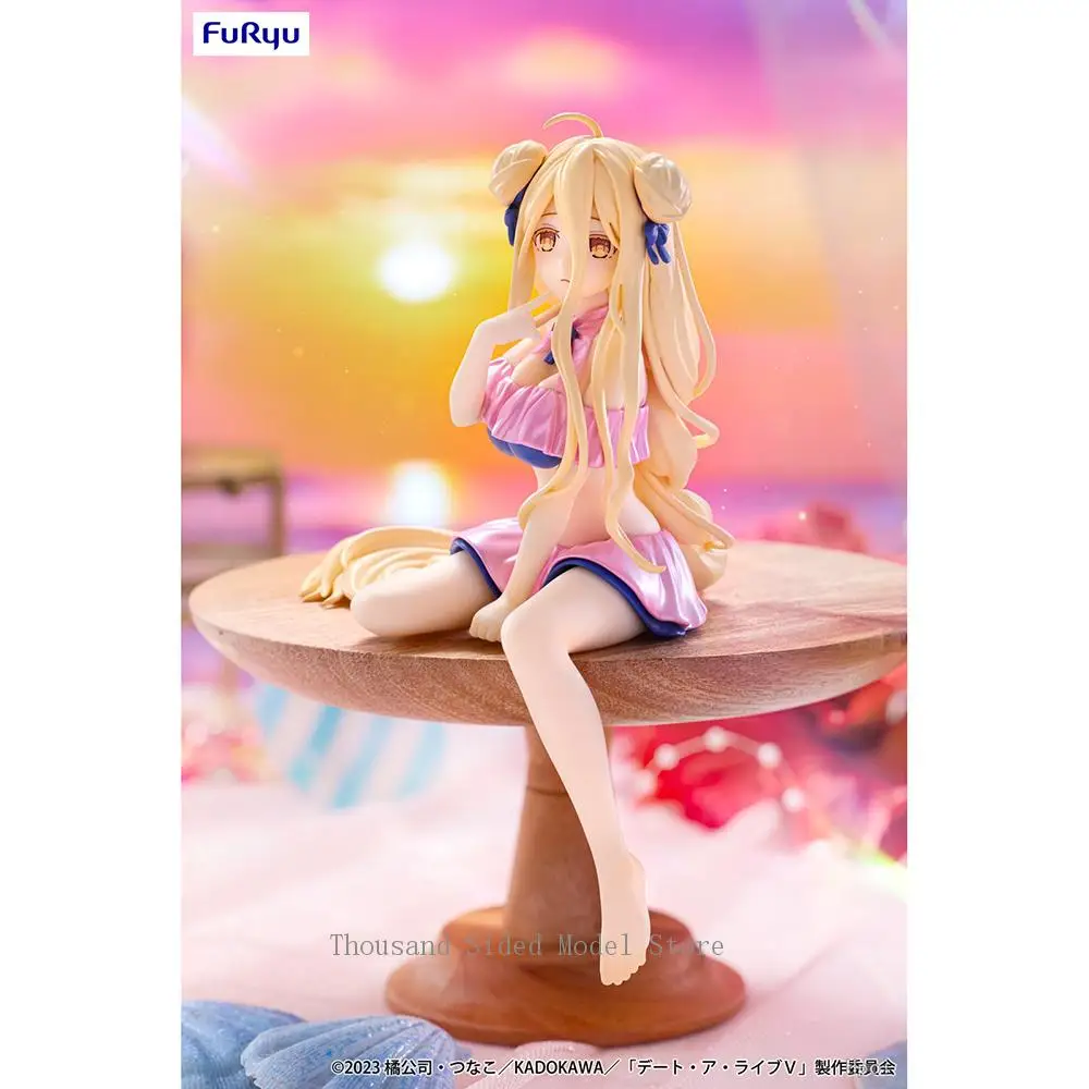 

Original FuRyu Noodle Stopper Figure Date A Live V Hoshimiya Mukuro Mizugi, Pastel Pink ver. Action Figure PVC Model Collect Toy