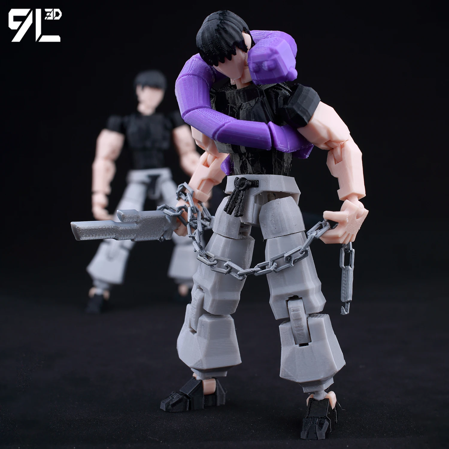 ​ ​ Figura móvil multiarticulada de edición limitada modelo de anime 9L3D Dummy13 ​   Regalo festivo barato para exhibición de cumpleaños ​   T13