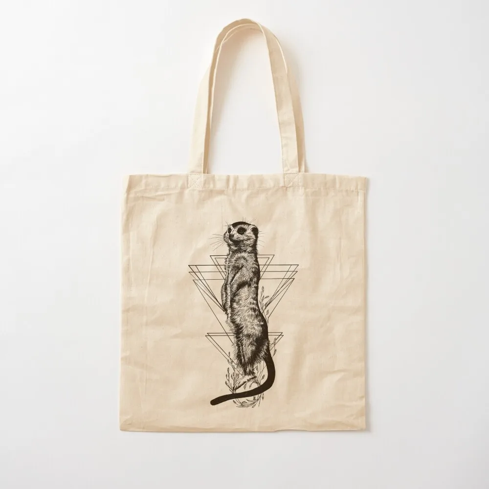 Meerkat - little guardian Tote Bag tote bag women Eco bag Custom shoping