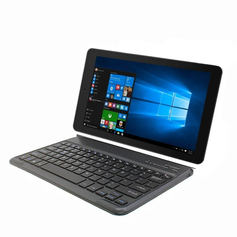 مبيعات 10.1 بوصة RCA مع لوحة مفاتيح 2in1 PC 2GRAM + 32GROM Windows 10 Home Dual Camera 6000mAh 1280*800 IPS Screen