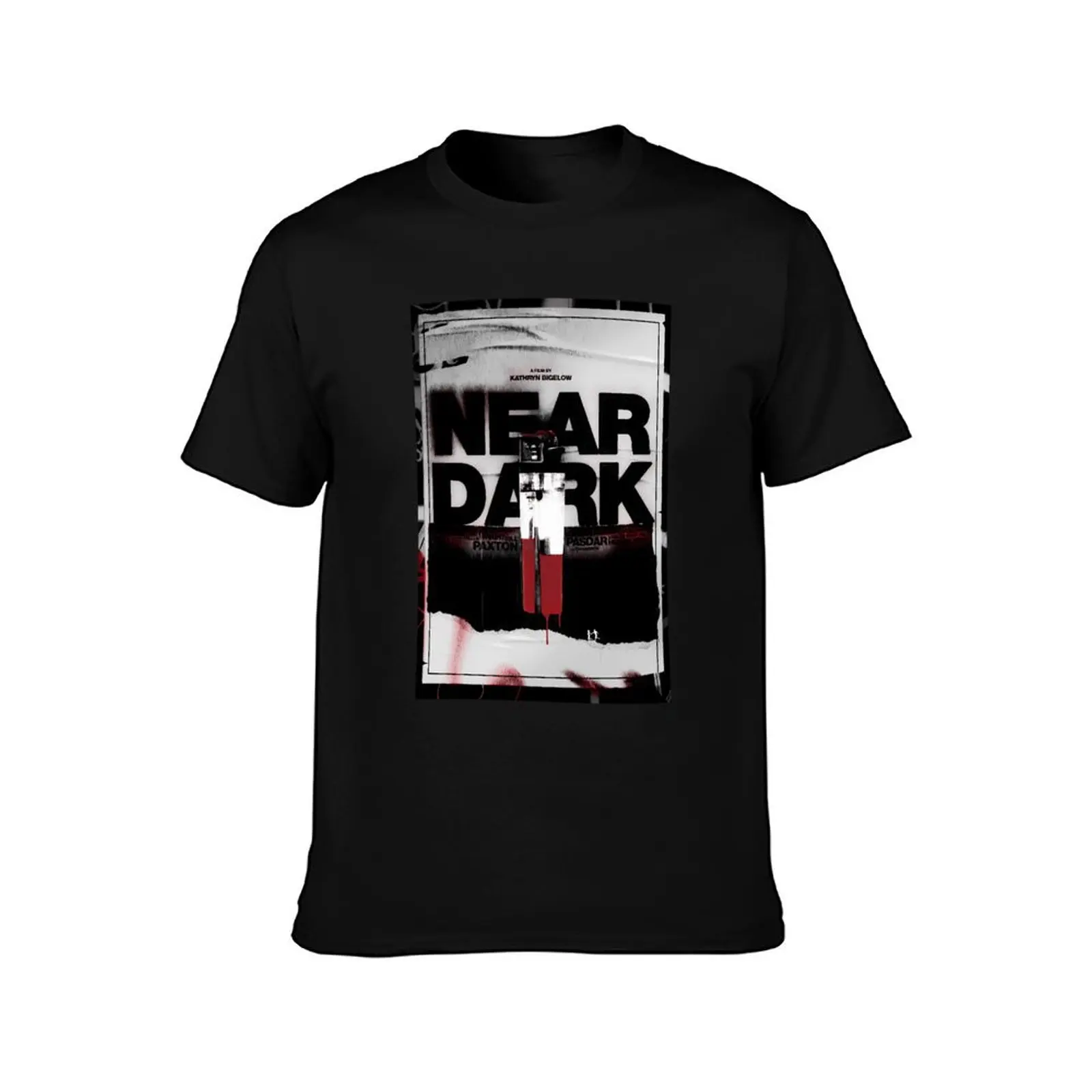 بالقرب من الظلام (1987) تي شيرت تي شيرت للرجل 100 بالمائة قطن تي شيرت مع مطبوعات تي شيرت رجل عادي تي شيرت #2