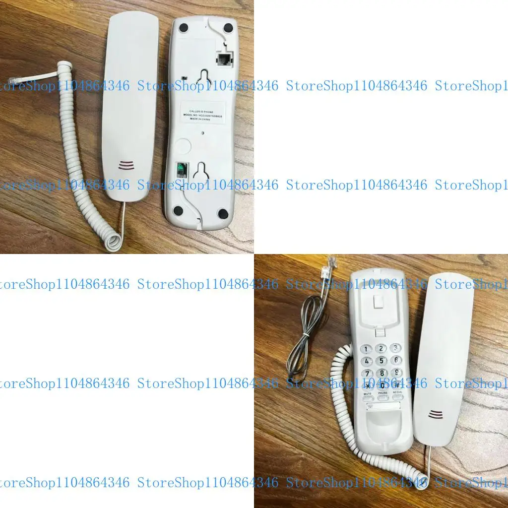 5asd Corded Phone Landline Phone for Home Telephones Landline Corded Wall Mountable