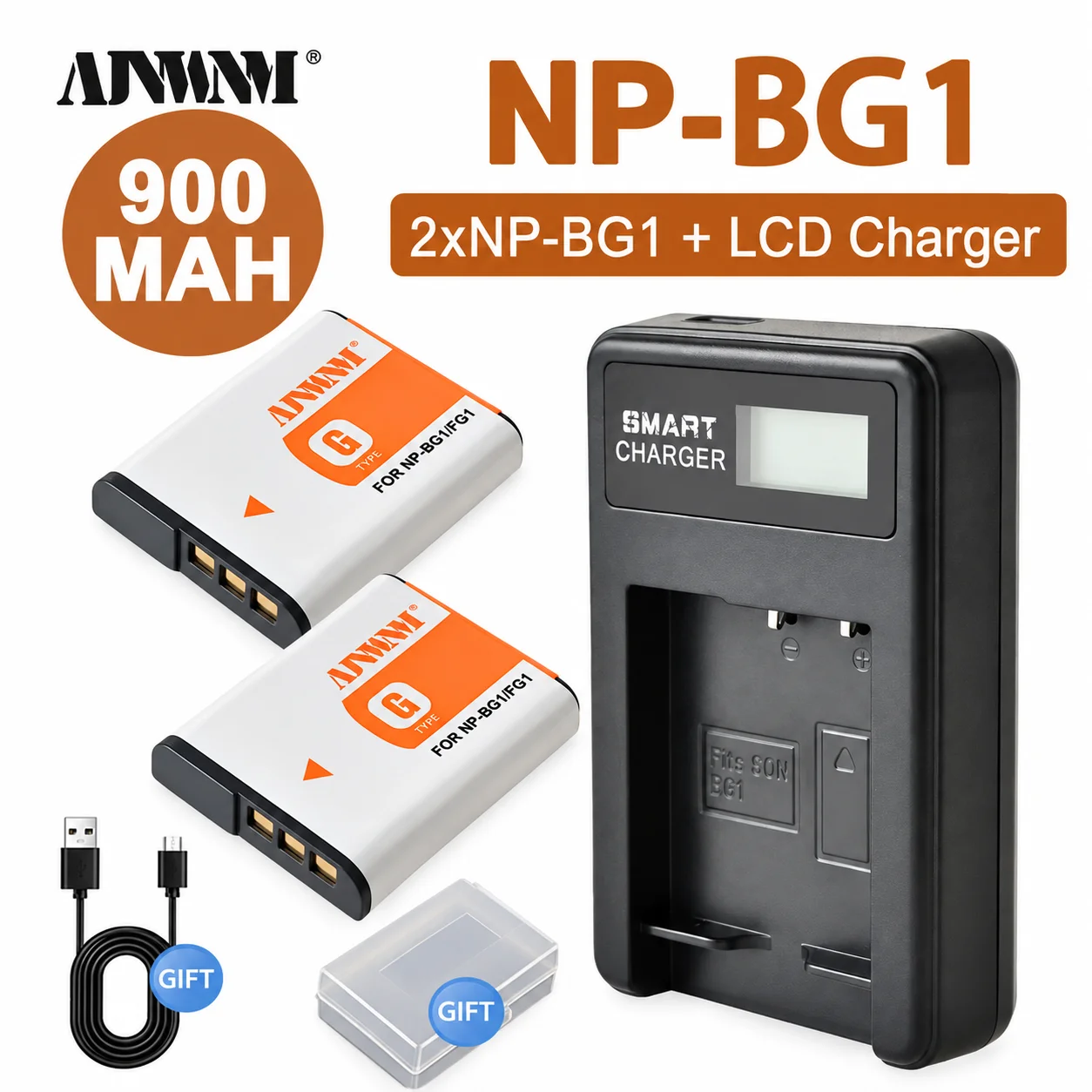 NP-BG1 NP BG1 NPBG1 Digital Camera Battery for Sony CyberShot DSC-W30 W35 W50 W55 W70 W80 WX1 WX10 HX9V H10 H20 H70 H50 H55 H90