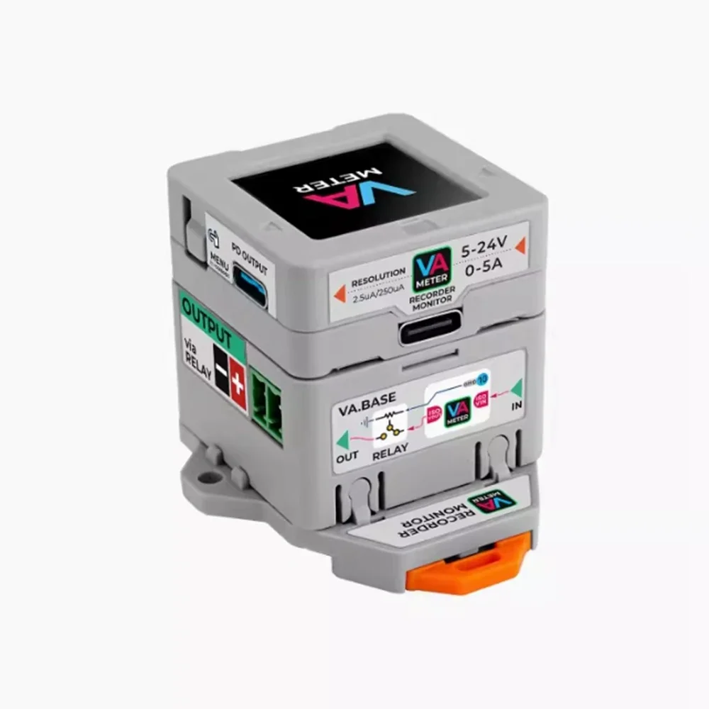 M5Stack VAMeter ESP32-S3 High Precision Voltage Amperage Power Meter 2.5uA Resolution 5-24V INA226 WiFi Isolation Open Source