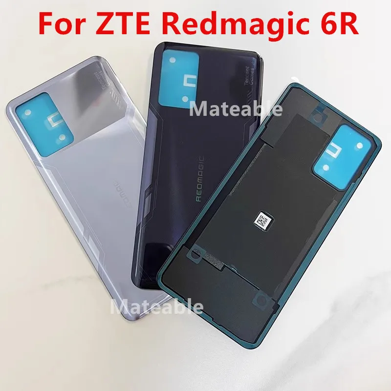 RedMagic6R Rear Housing For ZTE Nubia RedMagic 6R Red Magic Back Cover Battery Case Replace Repair Spare Parts