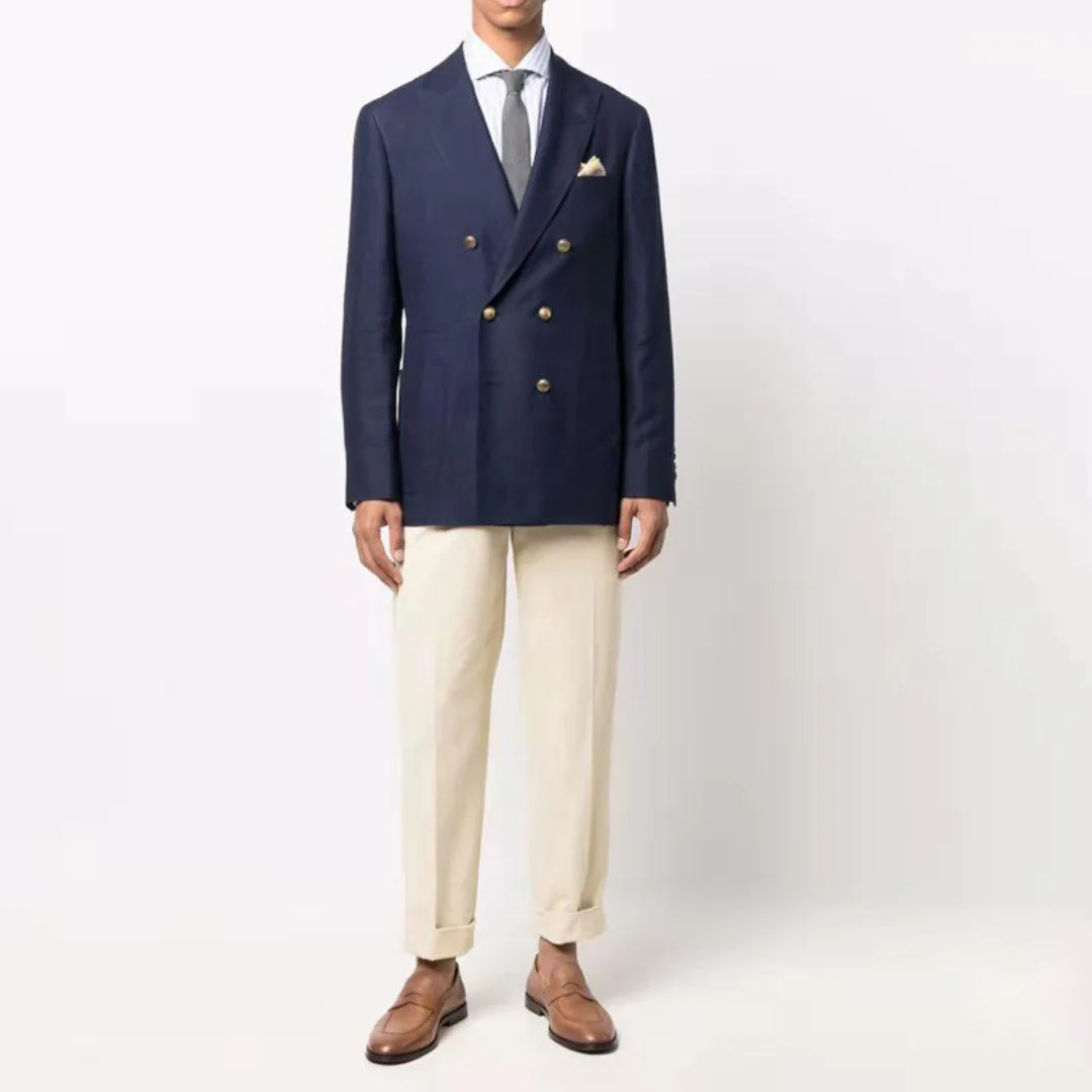 Conjunto de traje de C1250-Spring para hombre, abrigo pequeño de alta gama, versión coreana de ocio, a la moda, 2022