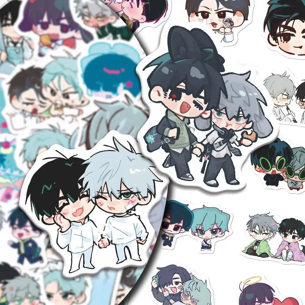 64PCS ALIEN STAGE Till Ivan Cosplay Anime Stickers Leuke Cartoon Decoratie Koffer Laptop Telefoon Briefpapier Manga Sticker