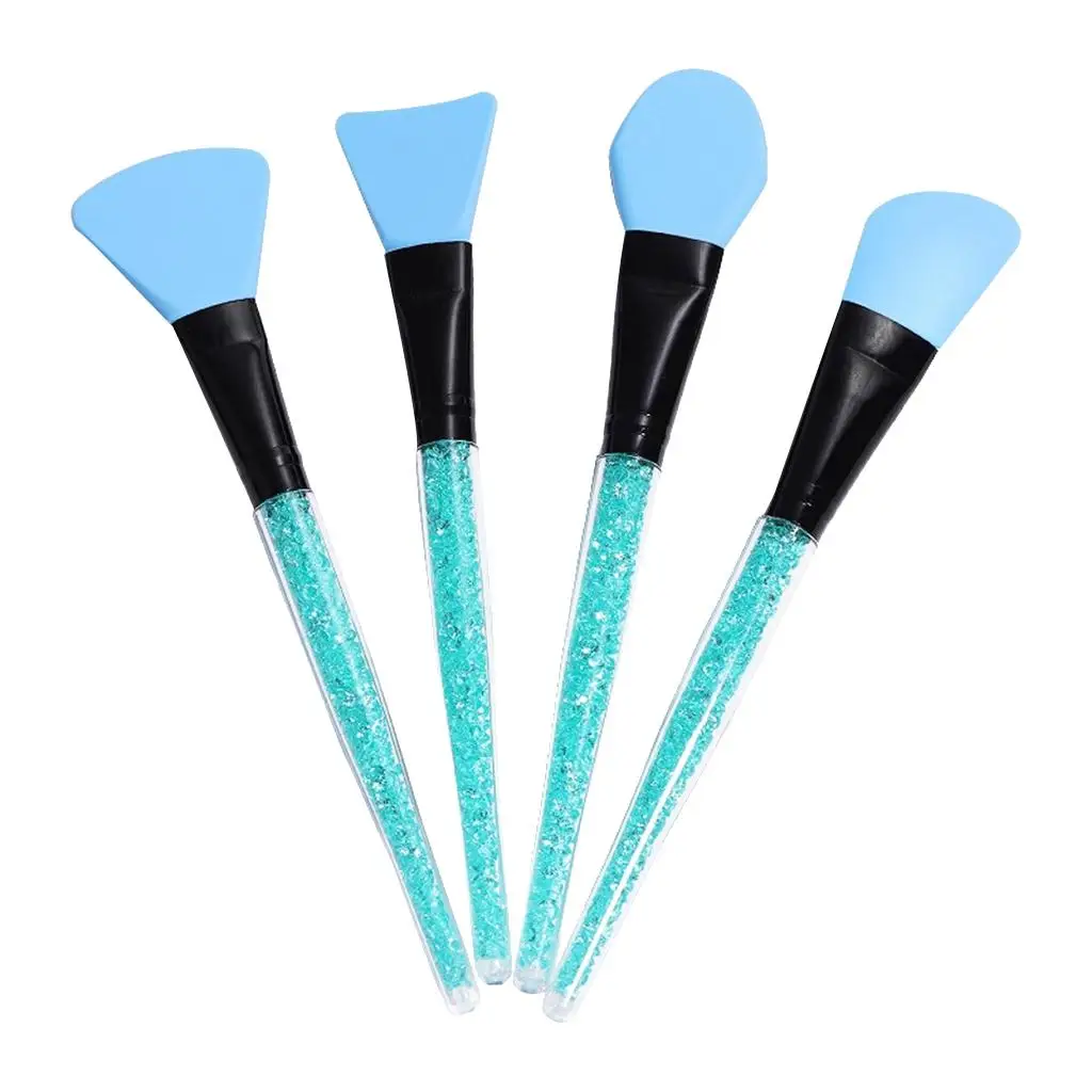 مجموعة فرش تطبيق قناع الوجه من السيليكون، فرشاة طين ناعمة لقاعدة مكياج مصل كريم أحمر الخدود للنساء #5