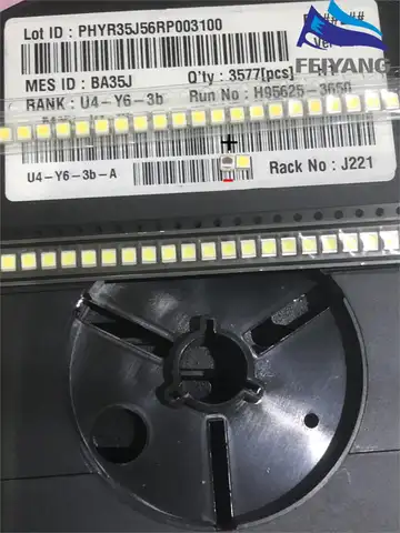 100PCS LG LED Backlight 1210 3528 2835 1W SAMIORE ROBOT