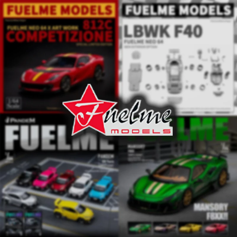 Fuelme Auf Lager 1:64 992 LBWK F40 PANDEM GR YARIS 812 F8XX Harz Diorama Auto Modell Sammeln Miniatur Spielzeug