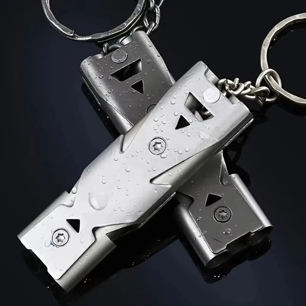 Multi-function Emergency Survival Whistle Loud Sound Lightweight Outdoor Survival Whistle Professional Lifesaving